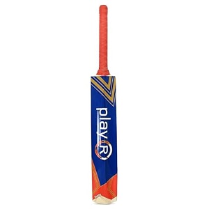 playr flick tennis popular willow bat - superior grip high performance cricket bat for power shots durable lightweight for training casual club matches for all season