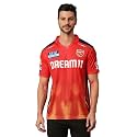 playR x PBKS Fan Jersey 2024 - Plain Half Sleeve Men’s Regular Fit Red T-Shirt, Comfortable Sportswear for Match, Training & Casual Wear, Stylish PBKS Tee for All Seasons