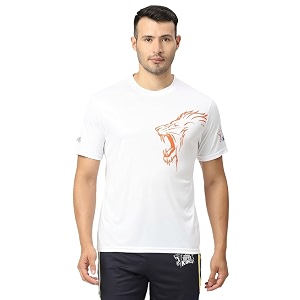 playR x CSK Lion Tee Mens Solid
