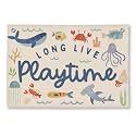 Playroom Wall Decor, Ocean Nursery Kids Toddler Boy Playroom Decor Hanging Linen Banner,Play Room Wall Decorations for Kids Boys Nursery, 20x30 Inch