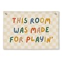 Playroom Wall Decor, Playroom Decor Hanging Linen Banner, Play Room Wall Decor for Nursery Nursery, 20x30 Inch