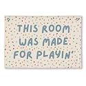 Playroom Wall Decor, Playroom Toddler Decor Hanging Linen Banner, Play Room Wall Decor for Nursery, 20x30 Inch