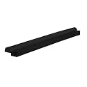 Playsafer 4' Flexible Interlocking Rubber Edging Border System for Playgrounds, Swing Sets, and Play Areas - 4 in. High X 48 in. Long X 3in. Wide - Round Top (9, Black)
