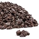 Playsafer Rubber Mulch Nuggets Protective Flooring for Playgrounds, Swing-Sets, Play Areas, and Landscaping (400 LBS - 16 CU. FT., Brown)