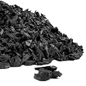 Playsafer Rubber Mulch Nuggets Protective Flooring for Playgrounds, Swing-Sets, Play Areas, and Landscaping (1,000 LBS - 39 CU. FT., Black)