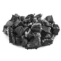 Playsafer Rubber Mulch Nuggets Protective Flooring for Playgrounds, Swing-Sets, Play Areas, and Landscaping (2,000 LBS - 77 CU. FT, Natural Black (Unpainted))