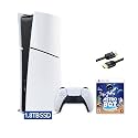 PlayStation 5 Slim Upgraded 1.8TB Digital Edition ASTRO BOT Bundle and Mytrix 8K HDMI Ultra High Speed Cable - White, Slim PS5 1.8TB PCIe SSD Gaming Console