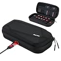 playvital Carrying Case for Nintendo Switch 2 with Silicone Charging Port, Portable Travel Case with 10 Game Card Slots, Shockproof Protective Hard Shell for Switch 2 Accessories Storage – Black