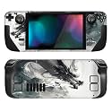 PlayVital Full Set Protective Skin Decal for Steam Deck LCD, Custom Stickers Vinyl Cover for Steam Deck OLED - Ink Spirit Dragon