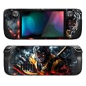 PlayVital Full Set Protective Skin Decal for Steam Deck LCD, Custom Stickers Vinyl Cover for Steam Deck OLED - Cloudstorm Wukong