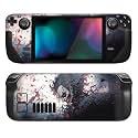 PlayVital Full Set Protective Skin Decal for Steam Deck LCD, Custom Stickers Vinyl Cover for Steam Deck OLED - Killing Clown