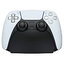 PlayVital Solid Black Controller Display Stand for ps5, Gamepad Accessories Desk Holder for ps5 Controller with Rubber Pads