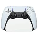 playvital White Controller Display Stand for ps5, Gamepad Accessories Desk Holder for ps5 Controller with Rubber Pads
