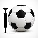 Playzoo Black amp White Football Size 5