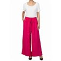 Plazzo for Women - Regular Fit Flared Wide Leg Plain Pants