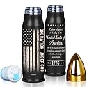 Pledge of Allegiance Tumbler, 17Oz Water Bottle with Allegiance American Flag Design, Patriotic Water Bottle, American Flag Style Insulated Drinkware Gifts for Men, Dad, Husband, Grandpa