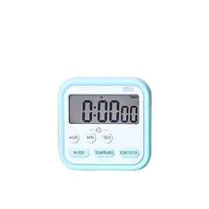 multi-function electronic alarm clocktimer with flashing lightcountdown large digitsloud alarmdual-purpose stopwatchtime management remindslearningcooking countdownblue