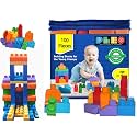 Plex 100 Pcs Building Blocks for Kids -Blue Bag (Age- 1+ Years), Toys for Children Educational &amp; Learning Blocks Toy for Kids, Indoor &amp; Outdoor Fun, Girls &amp; Boys- Multicolor