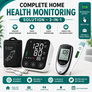 PLEXAL 3-in-1 Health Monitor Kit for Blood