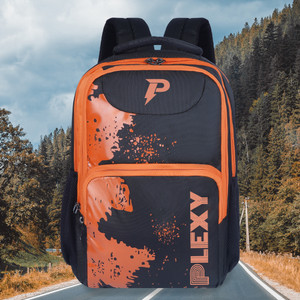 plexy large 40 l laptop backpack espy stylish laptop bagpack for daily travel black
