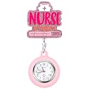 Plifal Nurse Pocket Watch Nursing Badge Fob with Second Hand - Retractable Clip On Clock with Secondhand for Medical Staff Women Men