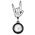 Plifal Nurse Pocket Watch Nursing Badge Fob with Second Hand - Retractable Clip On Clock with Secondhand for Medical Staff Women Men