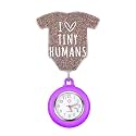 Plifal Nurse Pocket Watch Nursing Badge Fob with Second Hand - Retractable Clip On Clock with Secondhand for Medical Staff Women Men