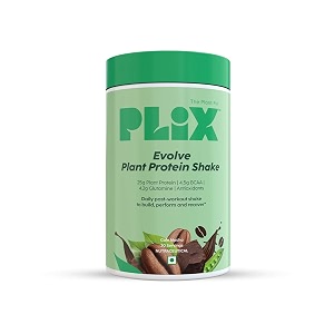 plix - the plant fix evolve performance plant protein powder for muscle gain and recovery cafe mocha flavour 1kg vegan protein drink with b12 vitamin helps to boosts immunity no added sugar