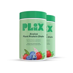 plix - the plant fix evolve performance plant protein powder for muscle gain and recovery mixed berry flavour 2kg vegan protein drink with b12 vitamin helps to boosts immunity no added sugar