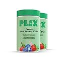 PLIX - THE PLANT FIX EVOLVE Performance Plant Protein Powder For Muscle Gain And Recovery Strawberry flavor) 1Kg, Protein Drink With B12 Vitamin, Helps To Boosts Immunity, No Added Sugar