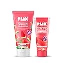 PLIX- THE PLANT FIX Watermelon Hydra-Cool Body Lotion + Dual Sunscreen Combo | SPF 50 PA++++ | Ceramides + Squalane + Vitamin C | Broad Spectrum UVA, UVB Protection | Lightweight Hydration | For All Skin Types