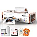 PLK A4 DTF Printer Bundle,2X Faster VS L1800/L805, Auto-Cleaning &amp; Holiday Mode, One-Click Ink Extraction,White Ink Stirring&amp;White Ink Circulation System, Apparel Printing, 2 Year Ink Included