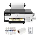 PLK A4 DTF Printer with XP600 Printhead&amp;Roll Feeder, L8058 DTF Transfer Printing Machine with White Stirring System 100% Transfer for DIY Print (A4 Printer+Consumables)