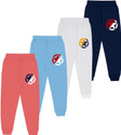 PLOKU Track Pant For Baby Boys (Multicolor, Pack of 4)