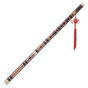 Pluggable Bitter Bamboo Flute Dizi Traditional Handmade Chinese Musical Woodwind Instrument Key of D Study Level fessional Performance