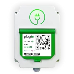 plugin mini 33kw ev charger  3-pin socket  16a  no internet required  bluetooth  wifi available  works without app  auto stop 1m length  no-app version  25 sq mm tpu cable