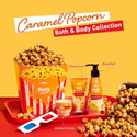 Plum BodyLovin' Caramel Popcorn Gift Set | Body Wash, Hand Cream & Scented Candle (3 Items in the set)