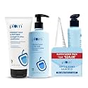 Plum Coconut Milk & Peptides Shampoo 250ml & Conditioner 175g Combo for Dry & Frizzy Hair | 22X Softer, Hydrated, & Smooth Hair | SLS & Paraben Free, pH Balanced Shampoo & Conditioner for Women & M