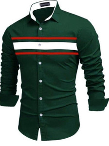 Plum Crazy Men Color Block Casual Dark