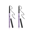 Plum Eye-Swear-By Kohl Kajal Combo | Set of 2 | Deep Black | Creamy Smooth | Smudge-Proof | 100% Vegan &amp; Cruelty Free