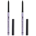 Plum Eye-Swear-By Kohl Kajal | Deep Black Kajal Pencil | Matte Finish | Smudge Proof &amp; Waterproof | Makeup 0.35g (Pack of 2)