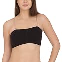 PLUMBURY Cotton Padded Tube Bra for Women