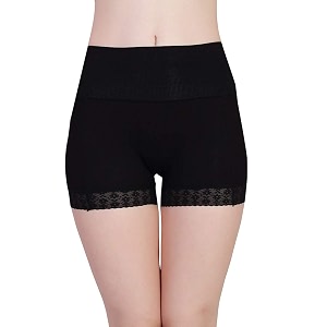 PLUMBURY Womens Cotton Seamless Safety Shorts Under