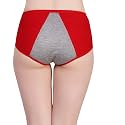 PLUMBURY Women39s Cotton Spandex Sanitary Period Panties