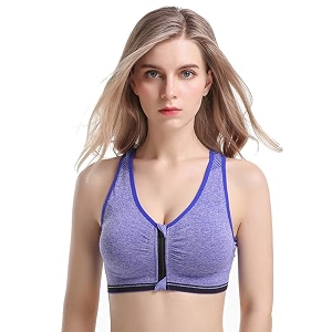 plumbury women39s nylon lightly padded wire free sports bra
