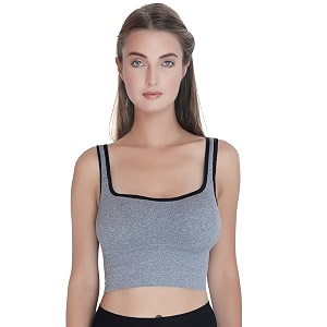 plumbury women39s nylon lightly padded wire free sports bra
