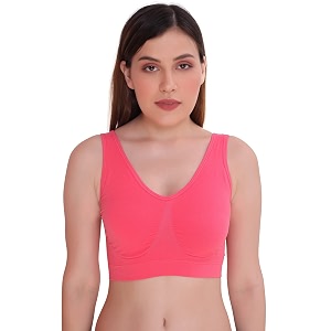 Plumbury Womens Nylon Lightly Padded Wire Free
