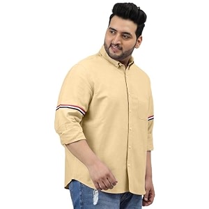 Plus line Men Plus Size Stylish Solid