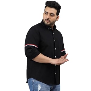 Plus line Men Plus Size Stylish Solid