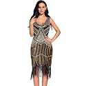 Plus Size 1920s Vintage Fringed Gatsby Sequin
